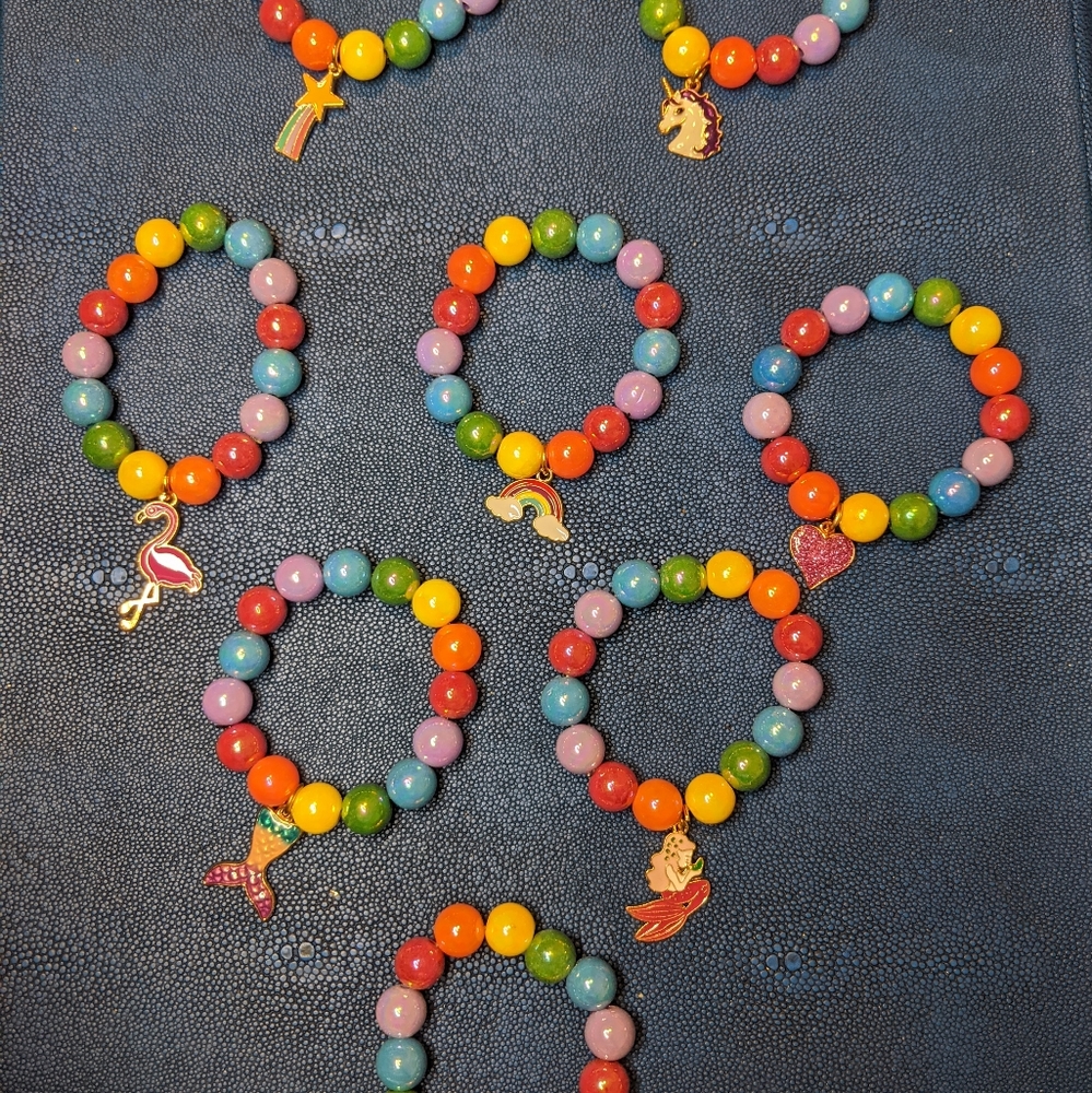 Rainbow Stack Bracelets!